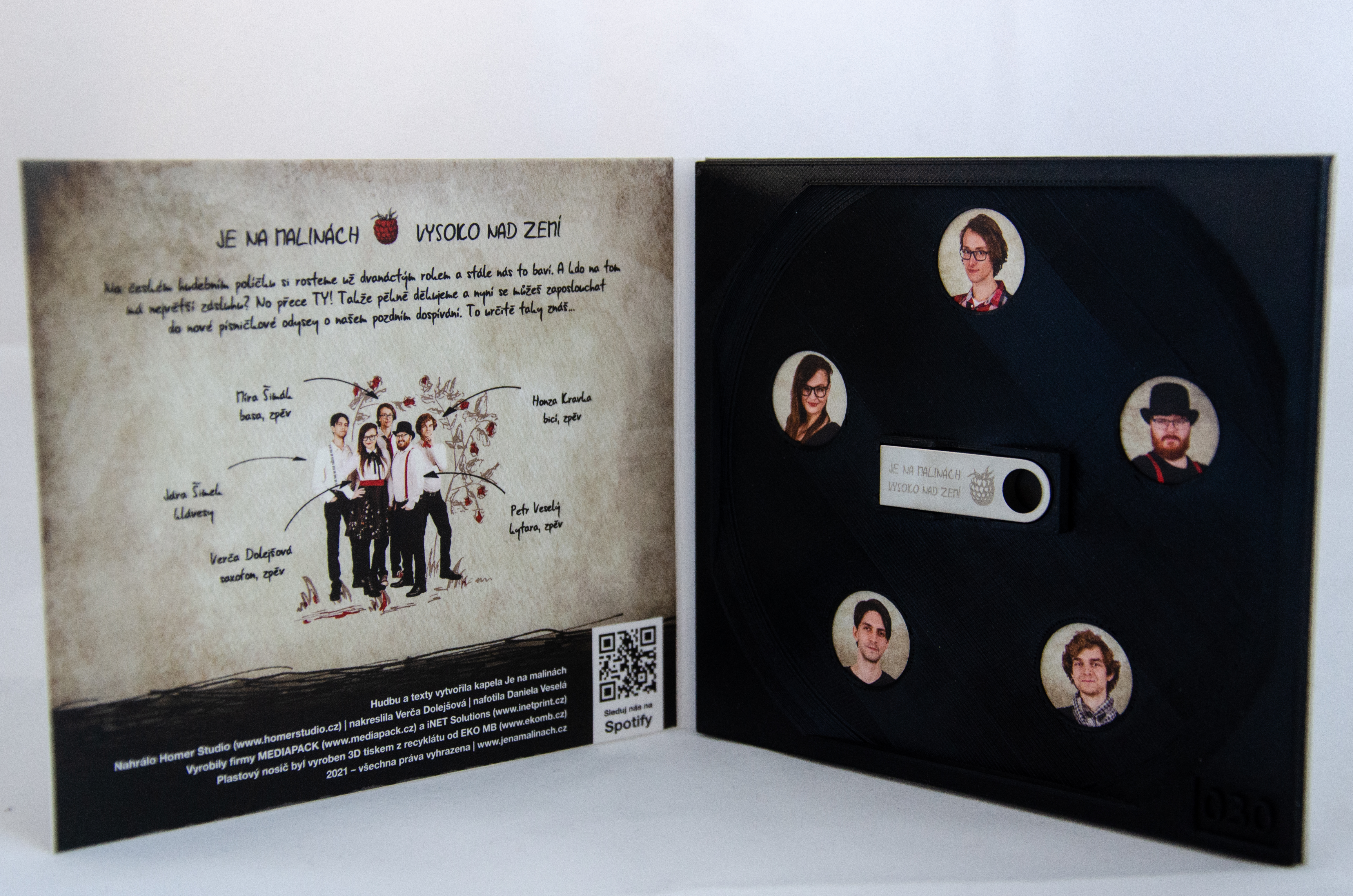 Digipack tray (holder) for USB flash disc
