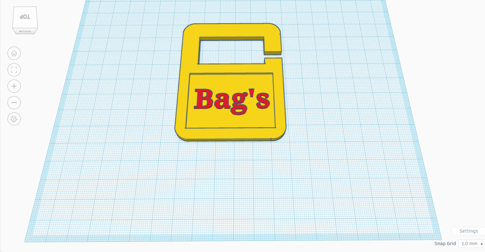 Storage Cube Tag