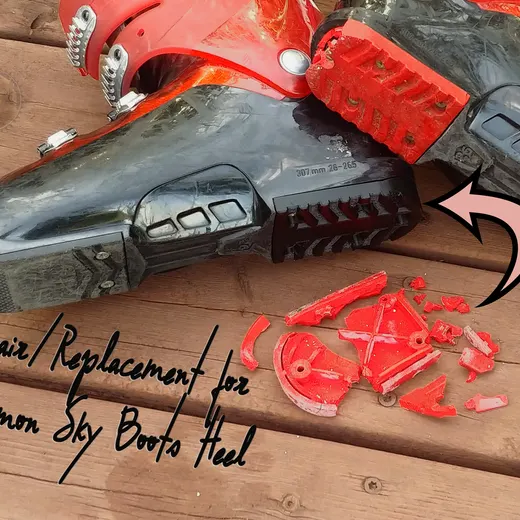 Repair/Replacement for a Salomon Sky Boot Heel