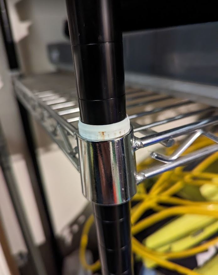 Modular Chrome Wire Shelf Plastic Insert