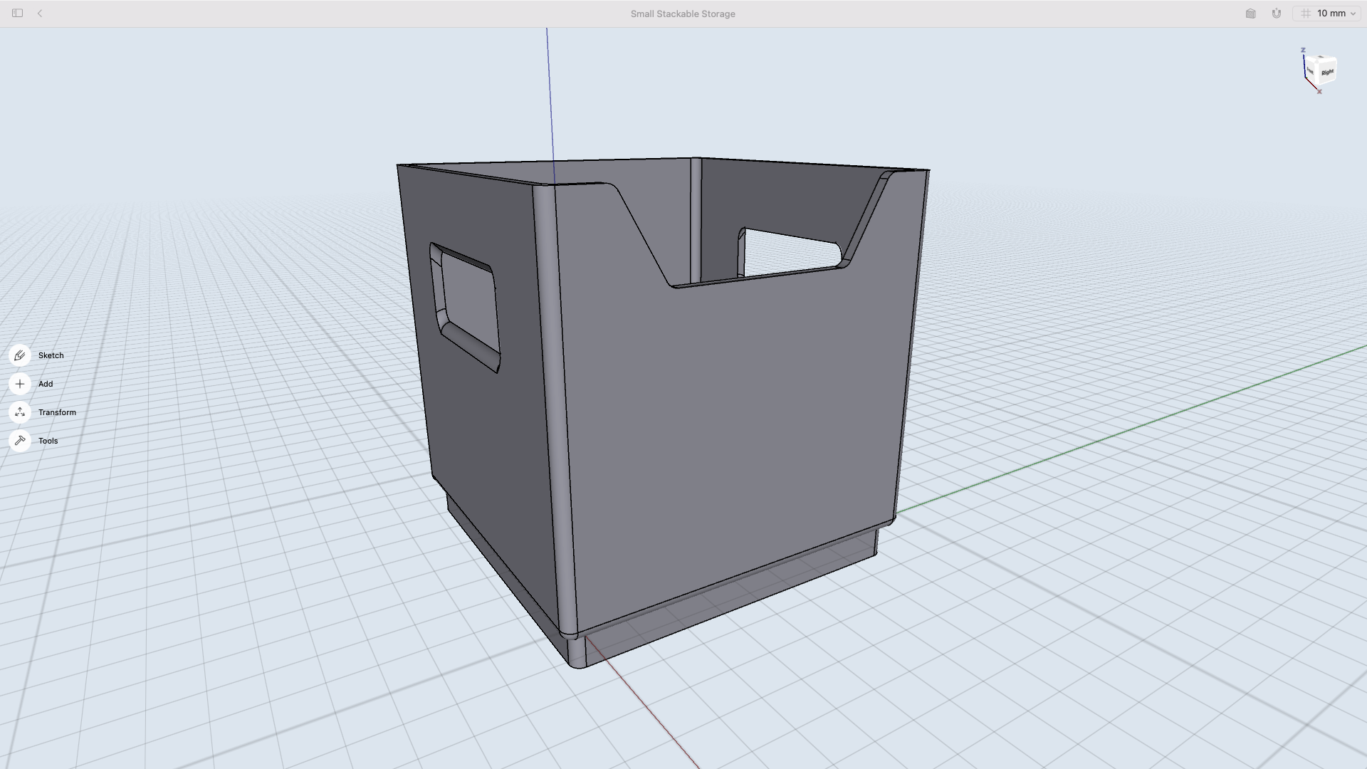 Small Stackable Storage Box