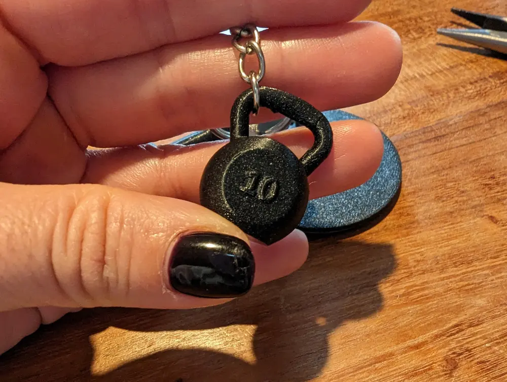 Kettlebell Keychain