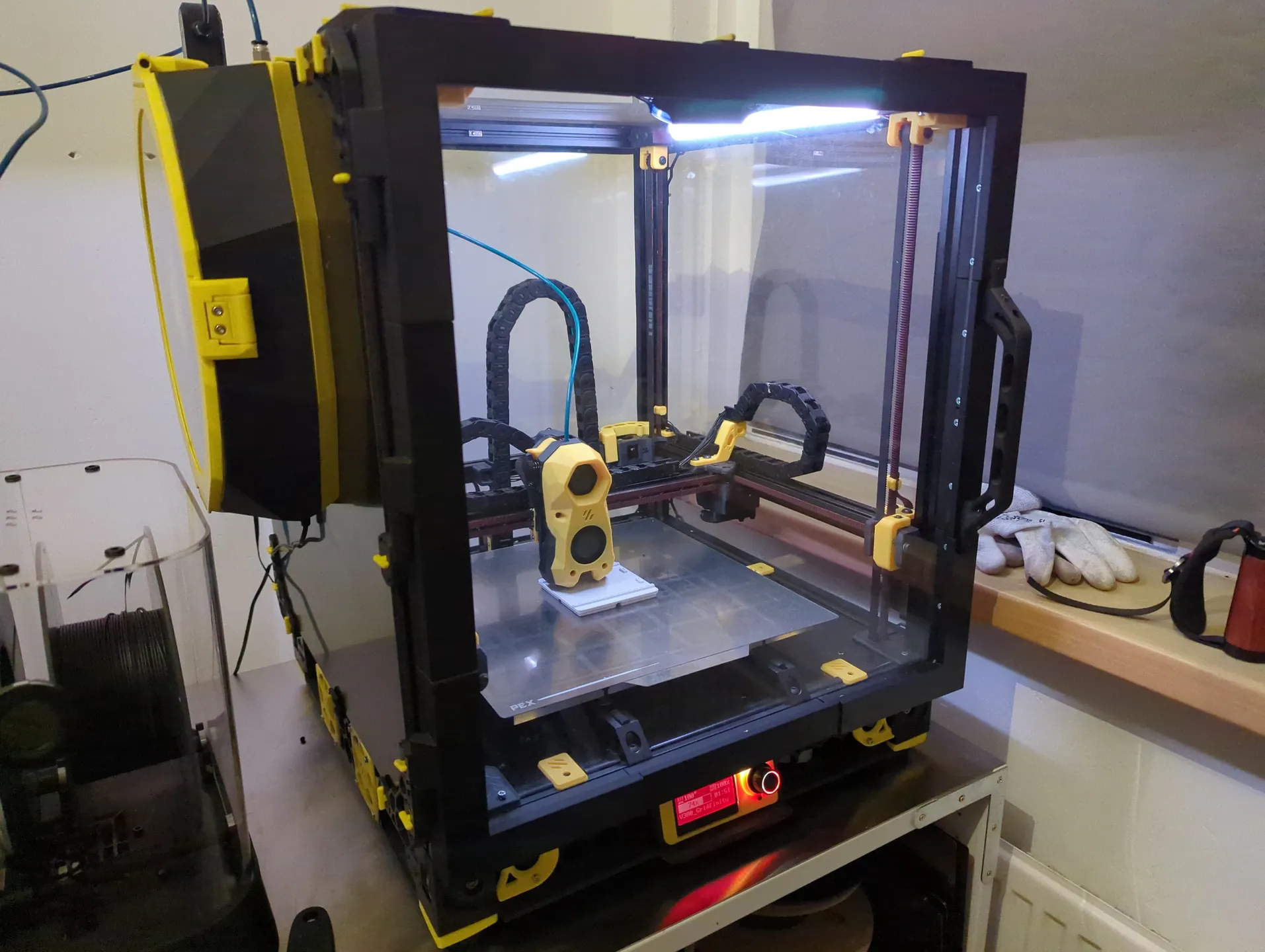 Voron 2.4 300x300 removable door, shortened
