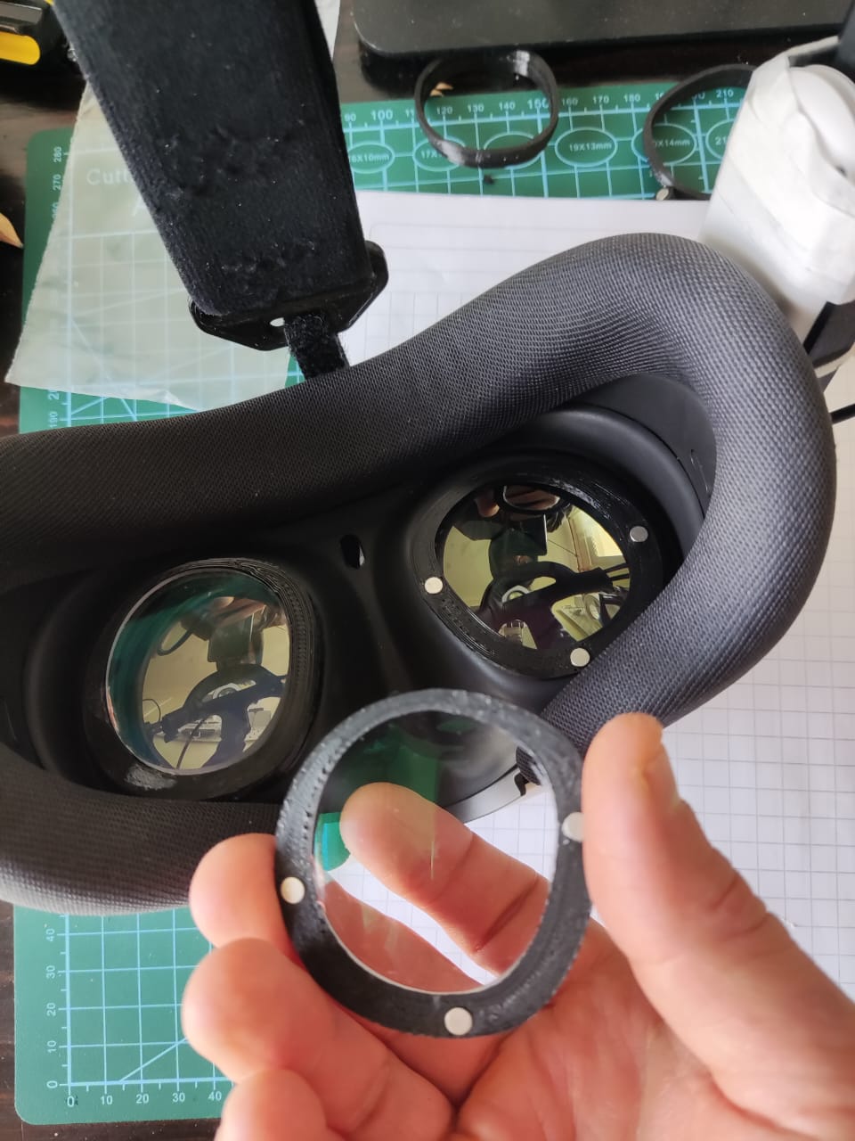 Oculus Meta Quest 3 prescription lenses magnetic adapter