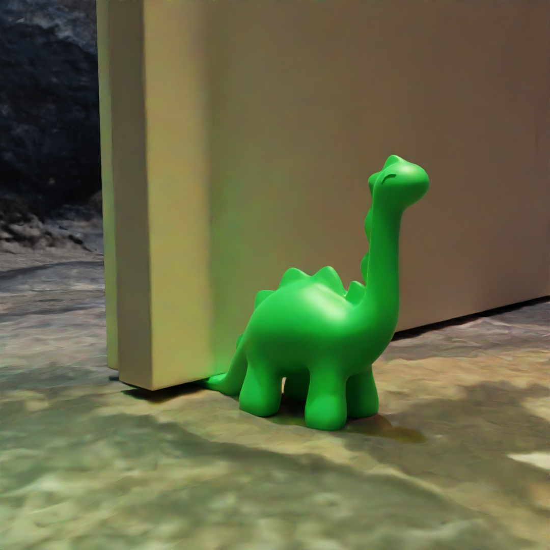 Cute Dino Stylized Door Stopper