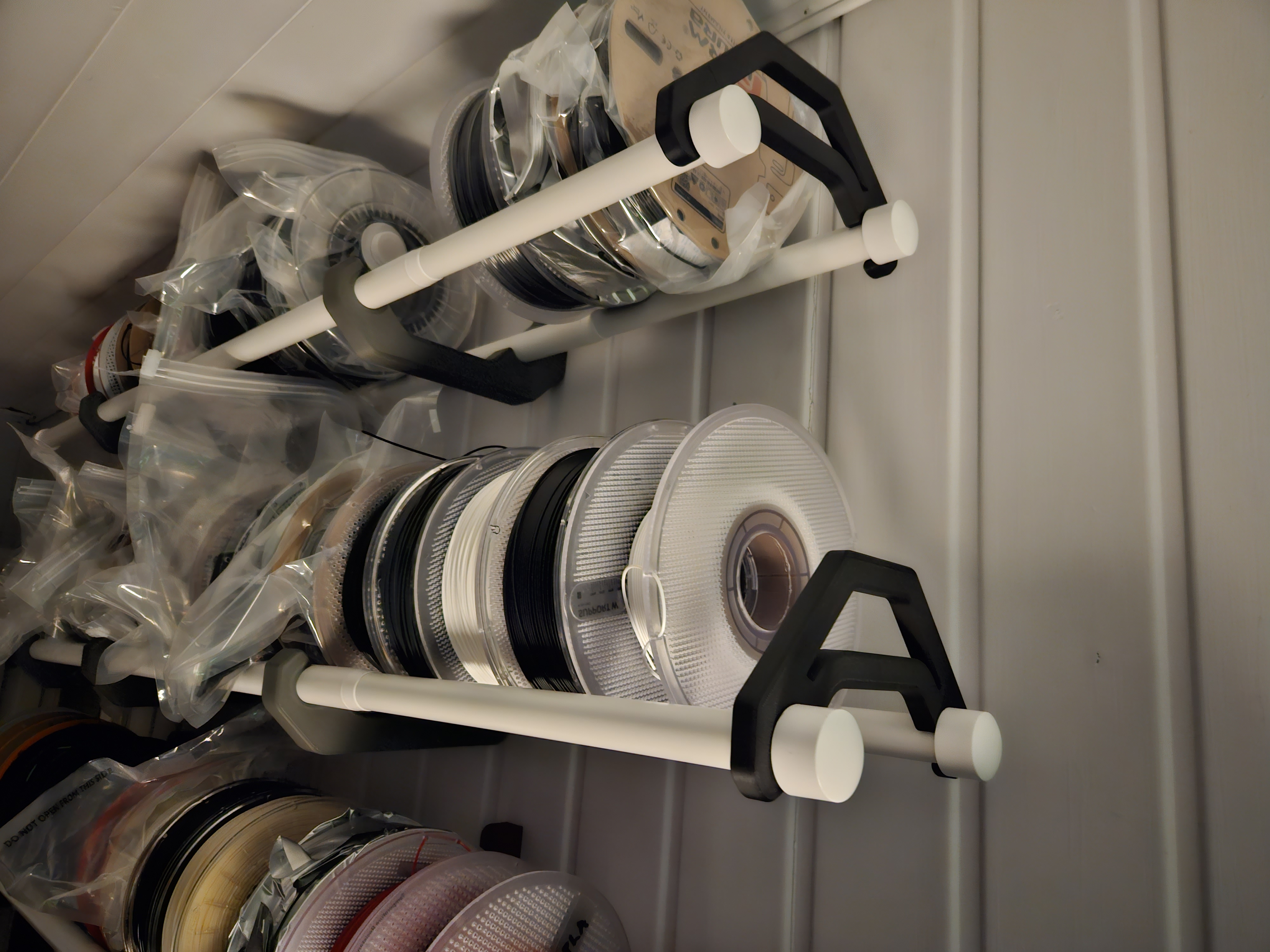 Wall Mount Filament Spool Shelf Bracket