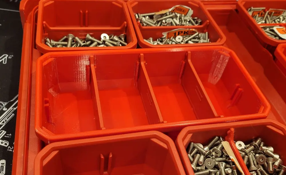 Milwaukee Packout Low Profile Organizer Compatible Containers and Dividers