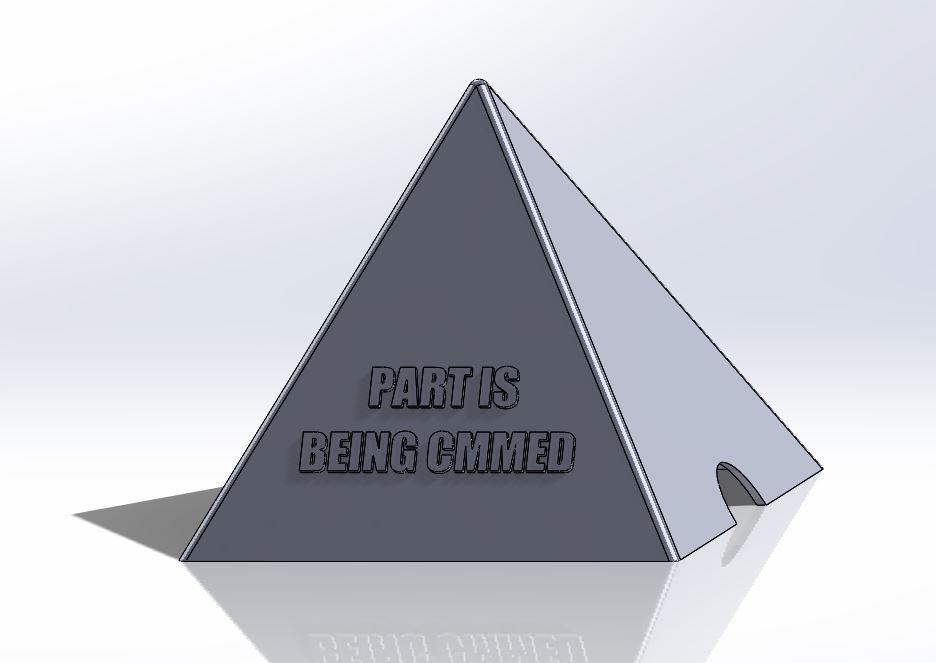 CMM "PART IS BEING CMMED" PLACE MARKER - photo 2