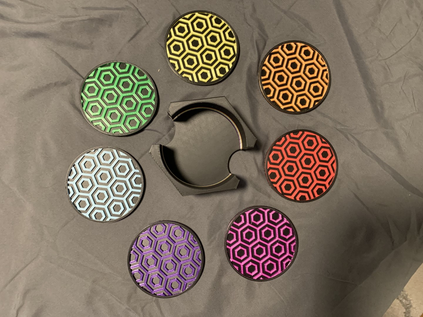 Hexagon Coaster Set - photo 2