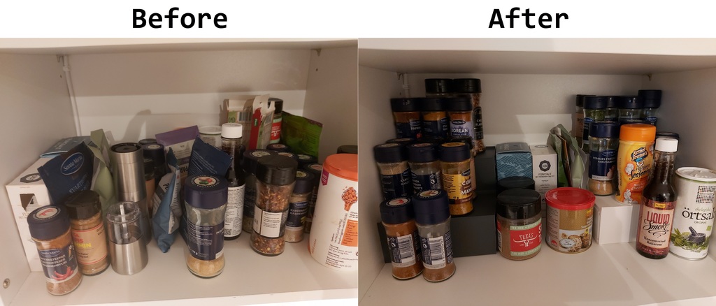 Spice shelf / Kitchen cabinet organizer - photo 2