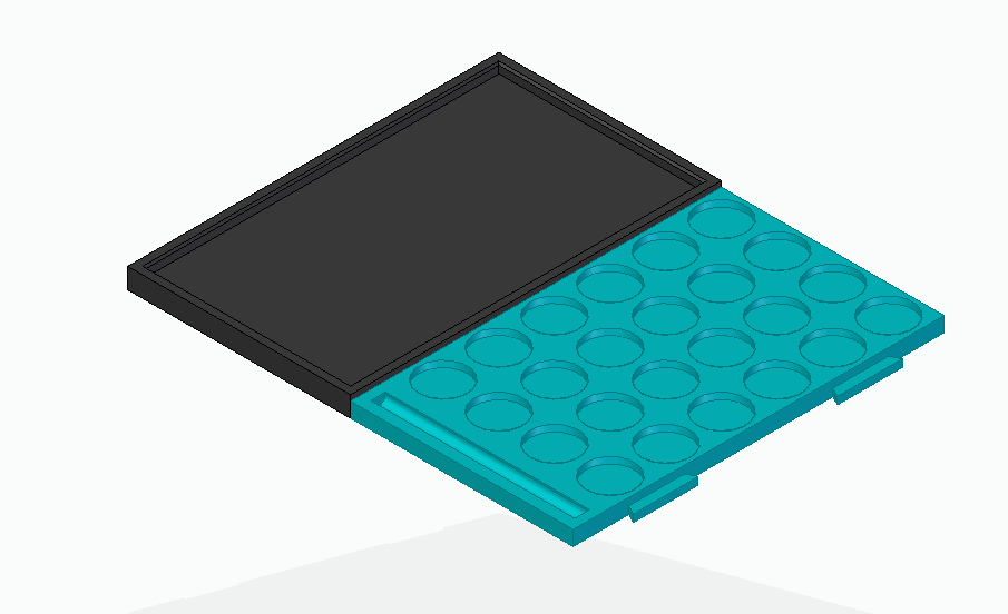 Paint tray and wet palette
