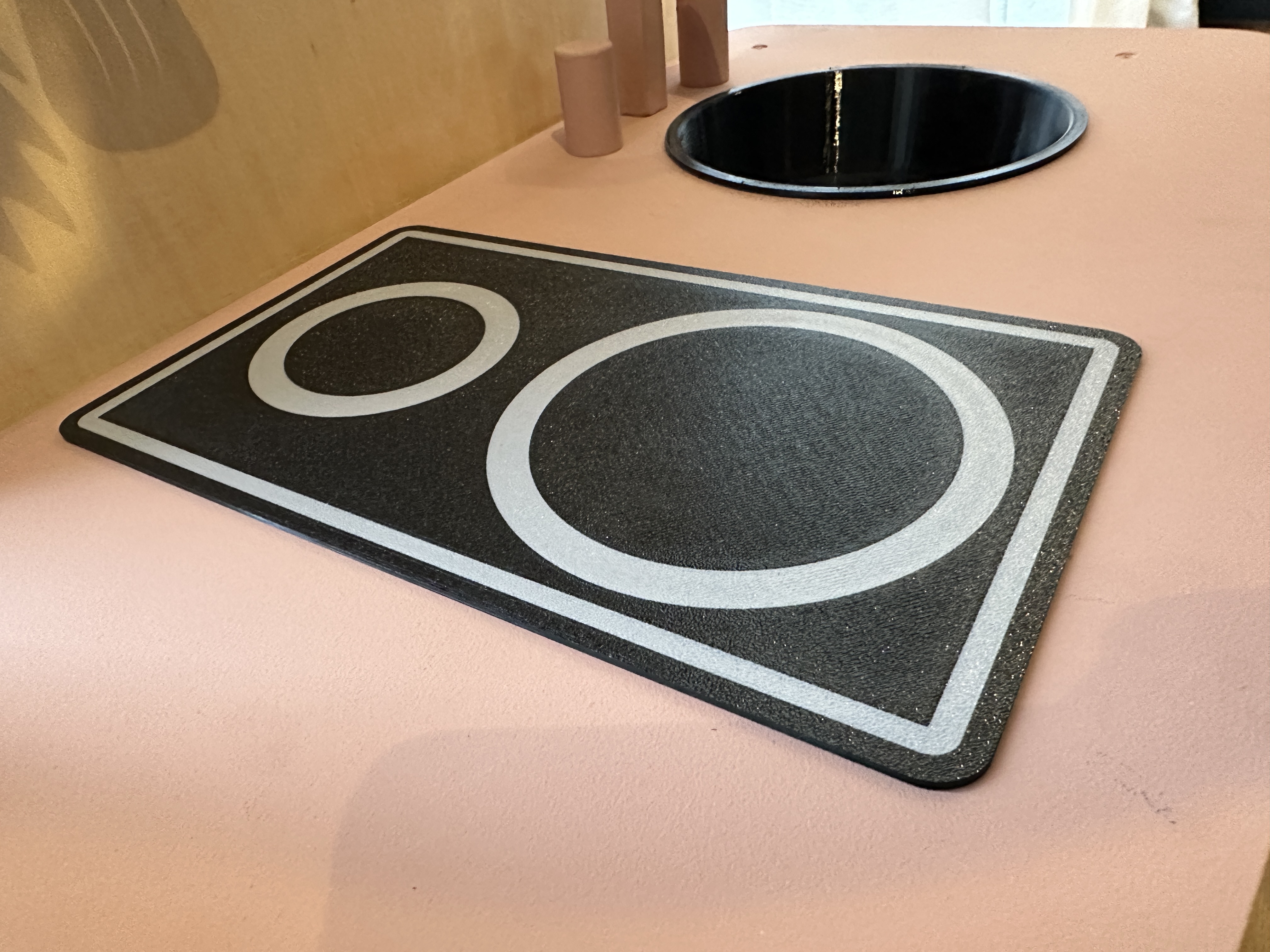 Mini Induction Cooktop for Kids’ Play Kitchen (Two-Color Print) - photo 2