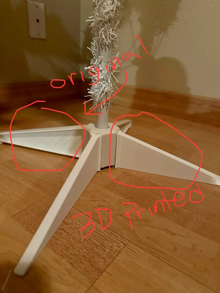 Artificial Christmas Tree Base Leg Replacement
