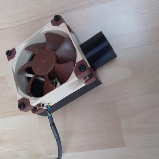 Noctua 80mm fan funnel