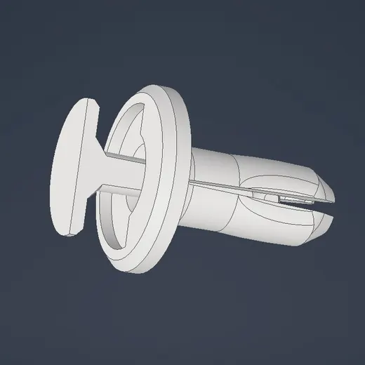 6mm Push Rivet / Panel Clip