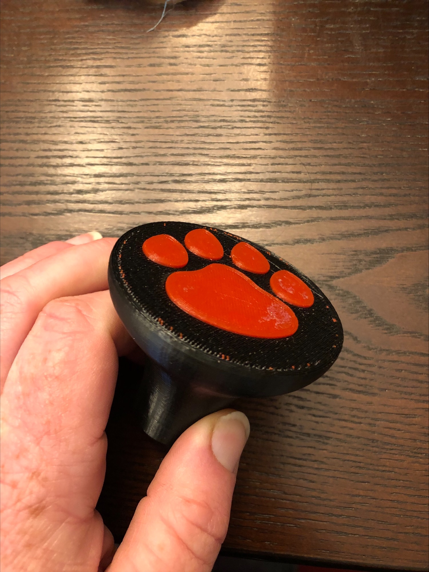 Paw Print Door Knob - photo 4