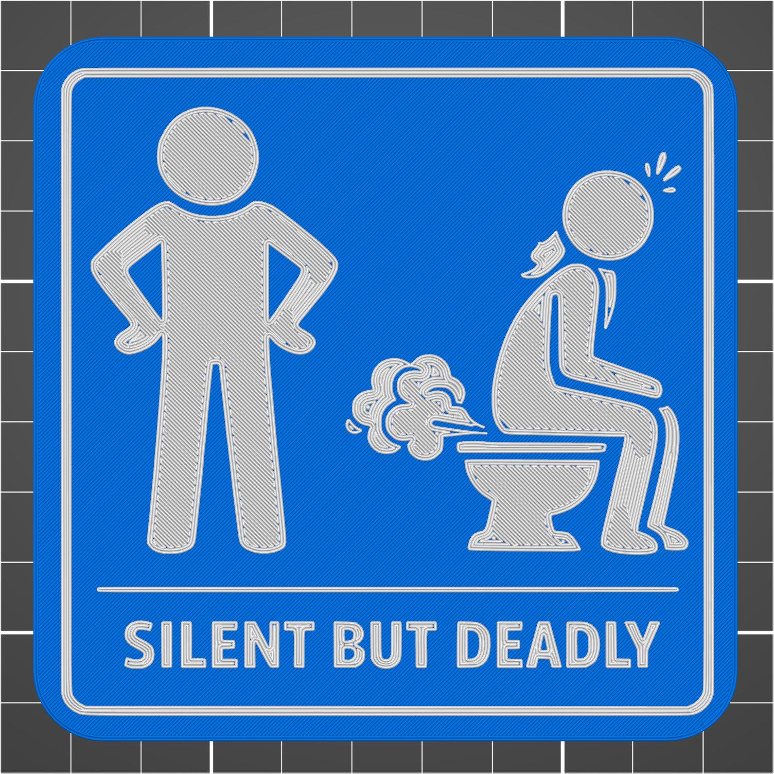 Silent But Deadly Door Sign