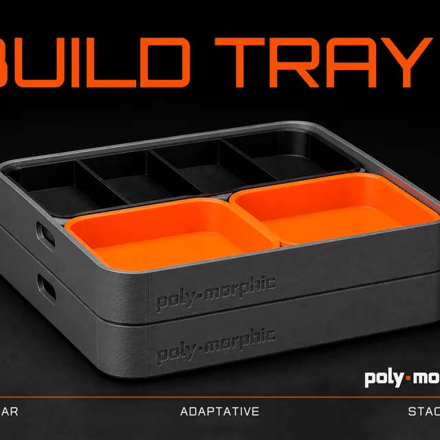 Build Tray — Modular Organizer for Assembly, Disassembly and Maintenance