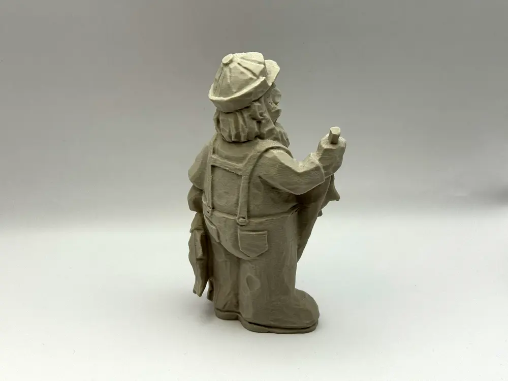 Carved Fisherman Figurine - photo 3