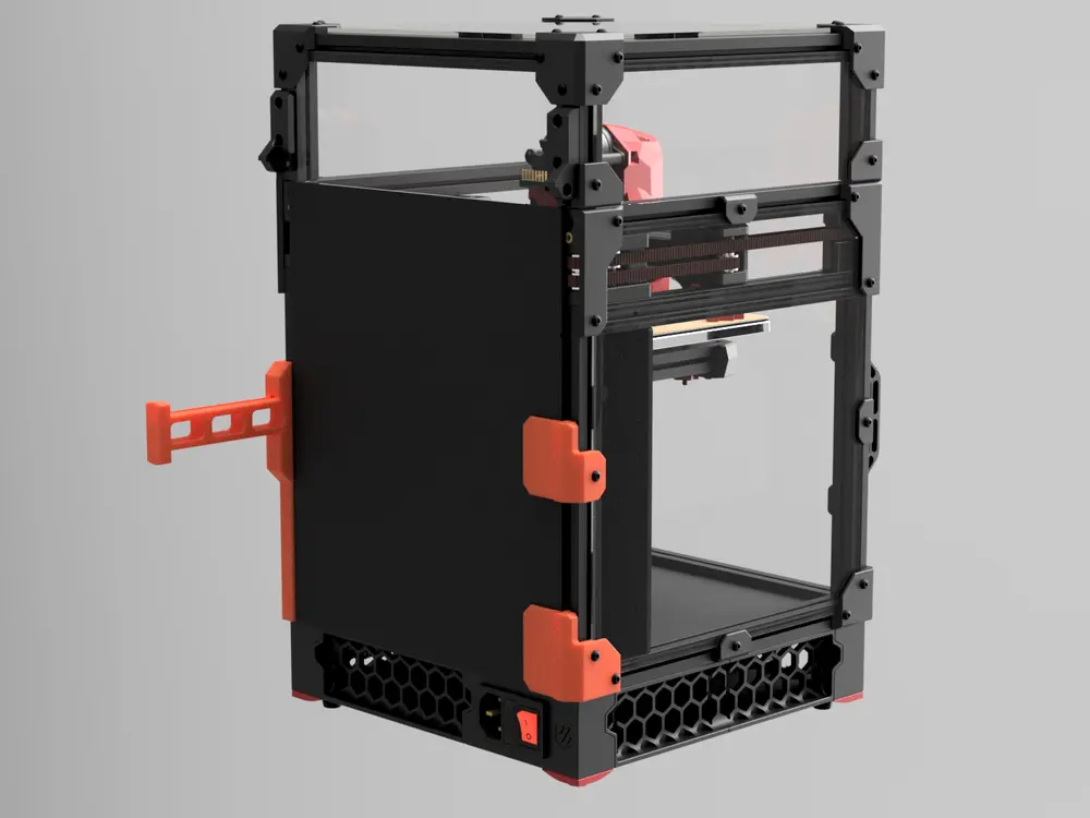 Voron V0.2 Rear Cover Hinge Mod