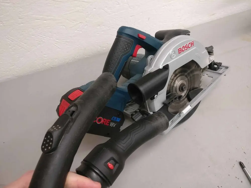 Bosch 18V GKS-57 Dust Collection Adapter - photo 2