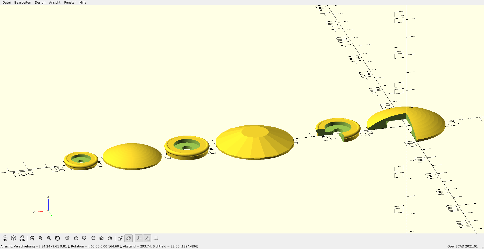 wall protector for door handles | Wand Schutz | customizable OpenSCAD- Script