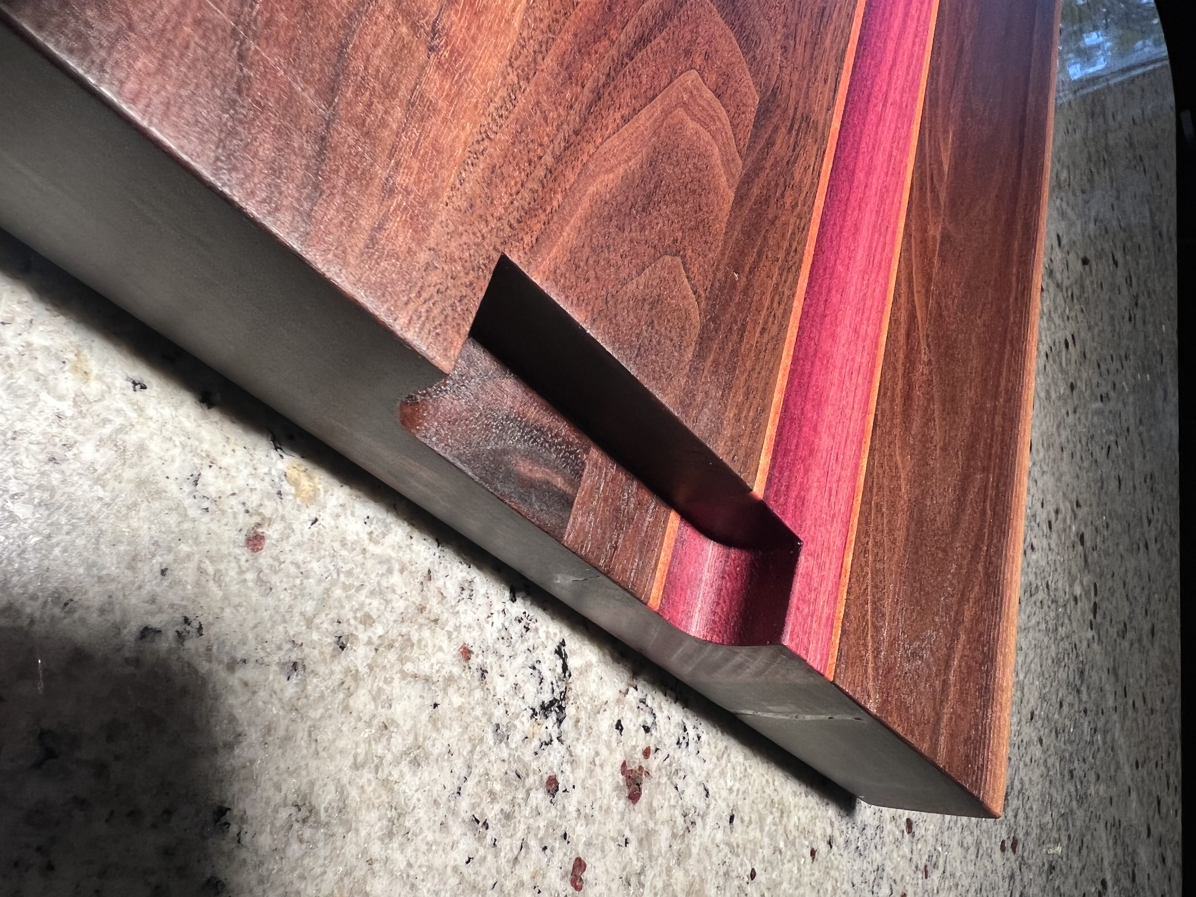 Cutting Board Handle Router Template - photo 4