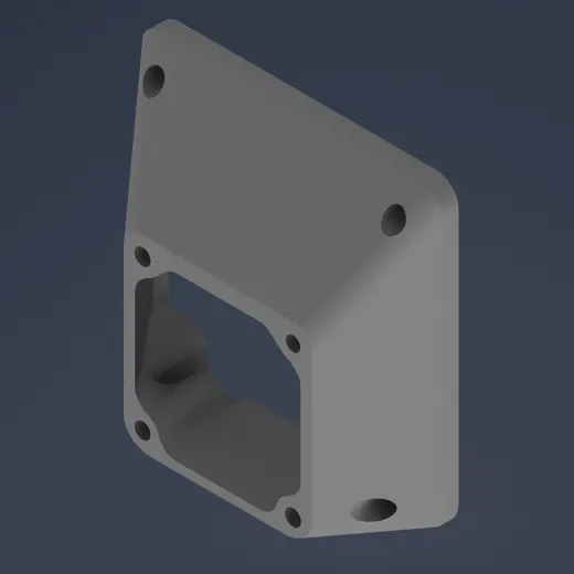 Ender 3 V3 SE 25-40mm fan bracket - Low profile - photo 2