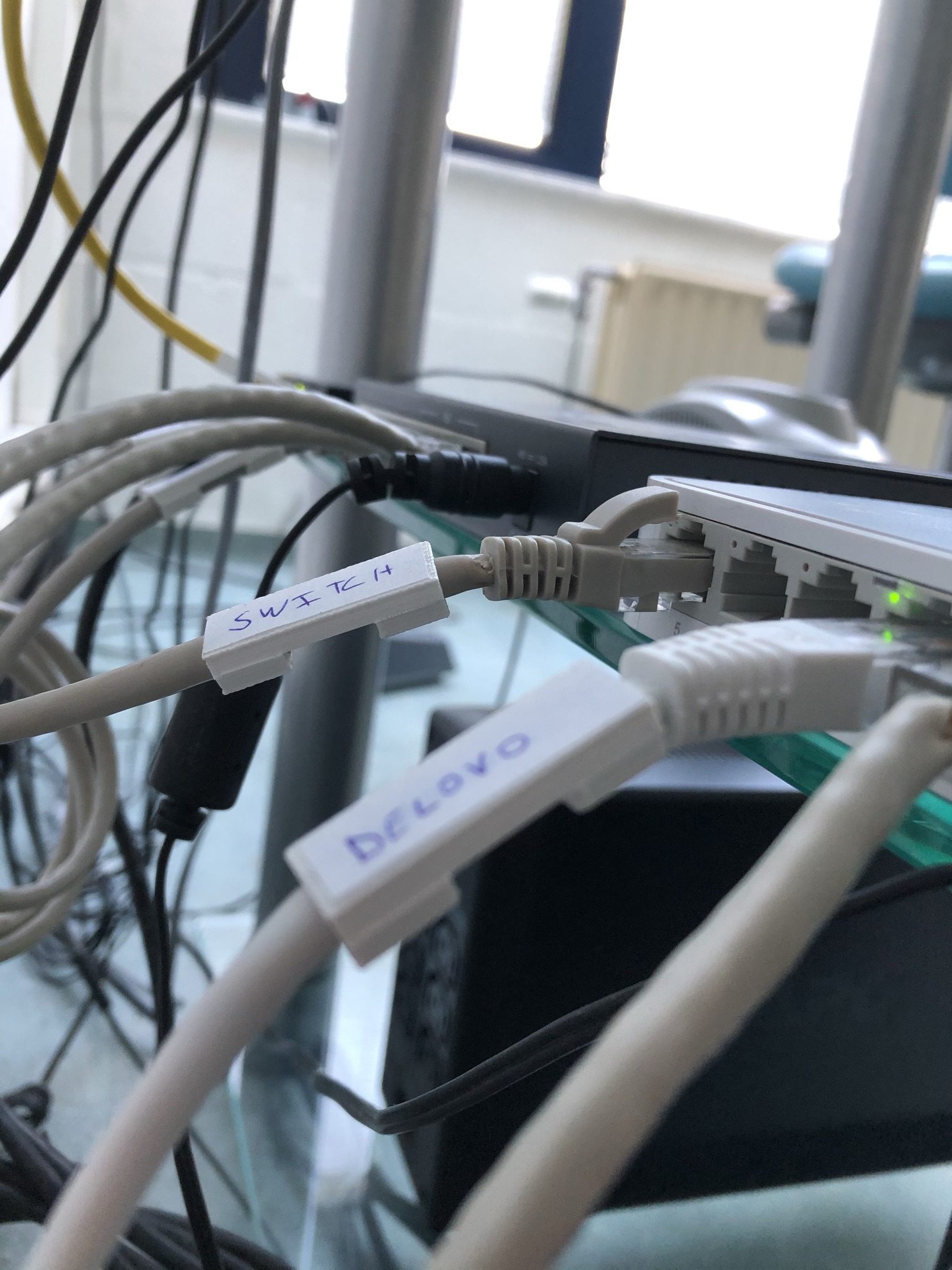 Ethernet cable label - photo 2