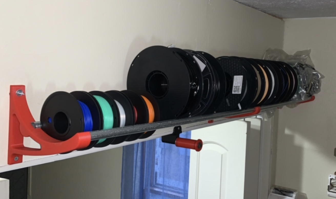 Spool Shelf Storage for 1/2" EMT Conduit