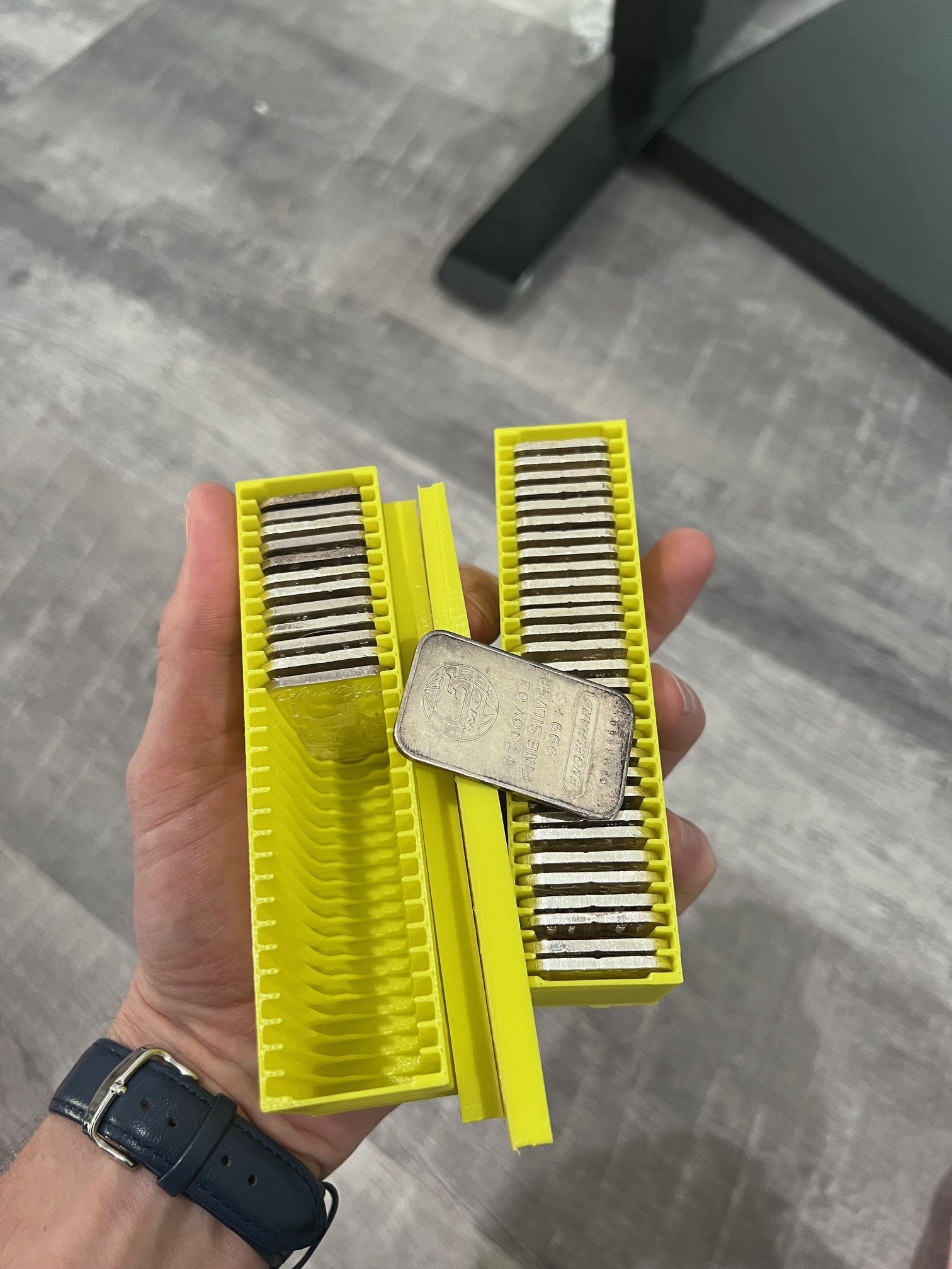 1oz Silver Bar Storage Box and Lid - photo 3