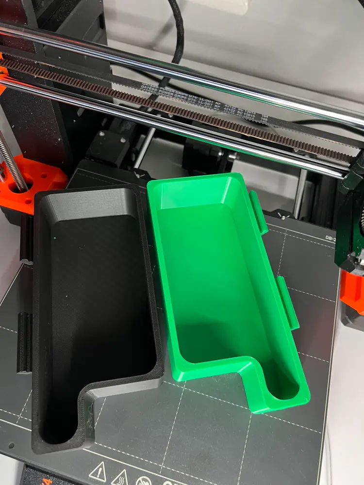 Prusa mk3/mk4 side tool tray/bin