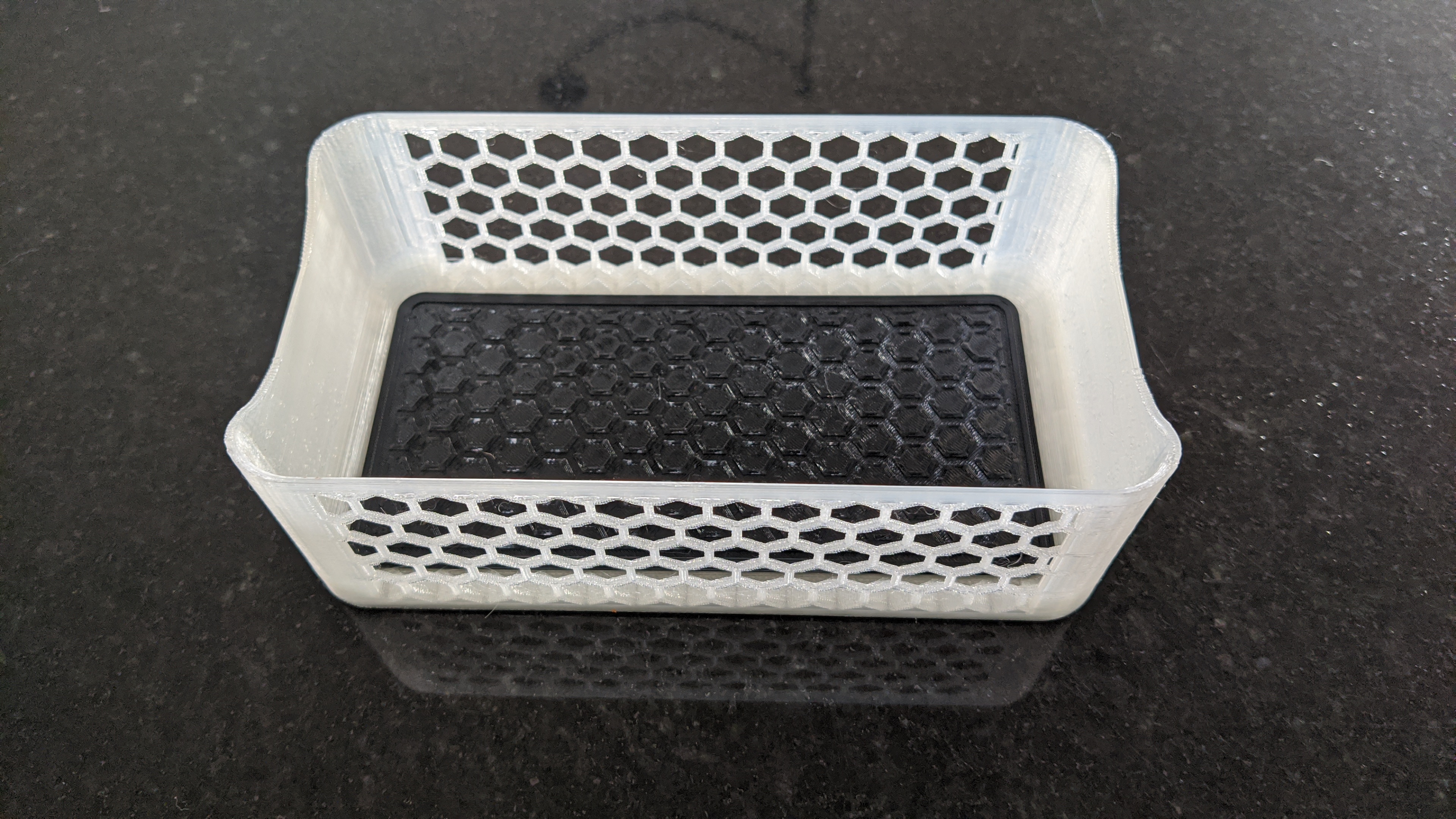 Hexagon Storage Bin w/Mat - photo 2