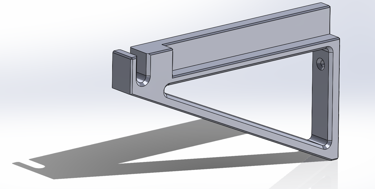 Shelf Bracket with Hook and CAD files
