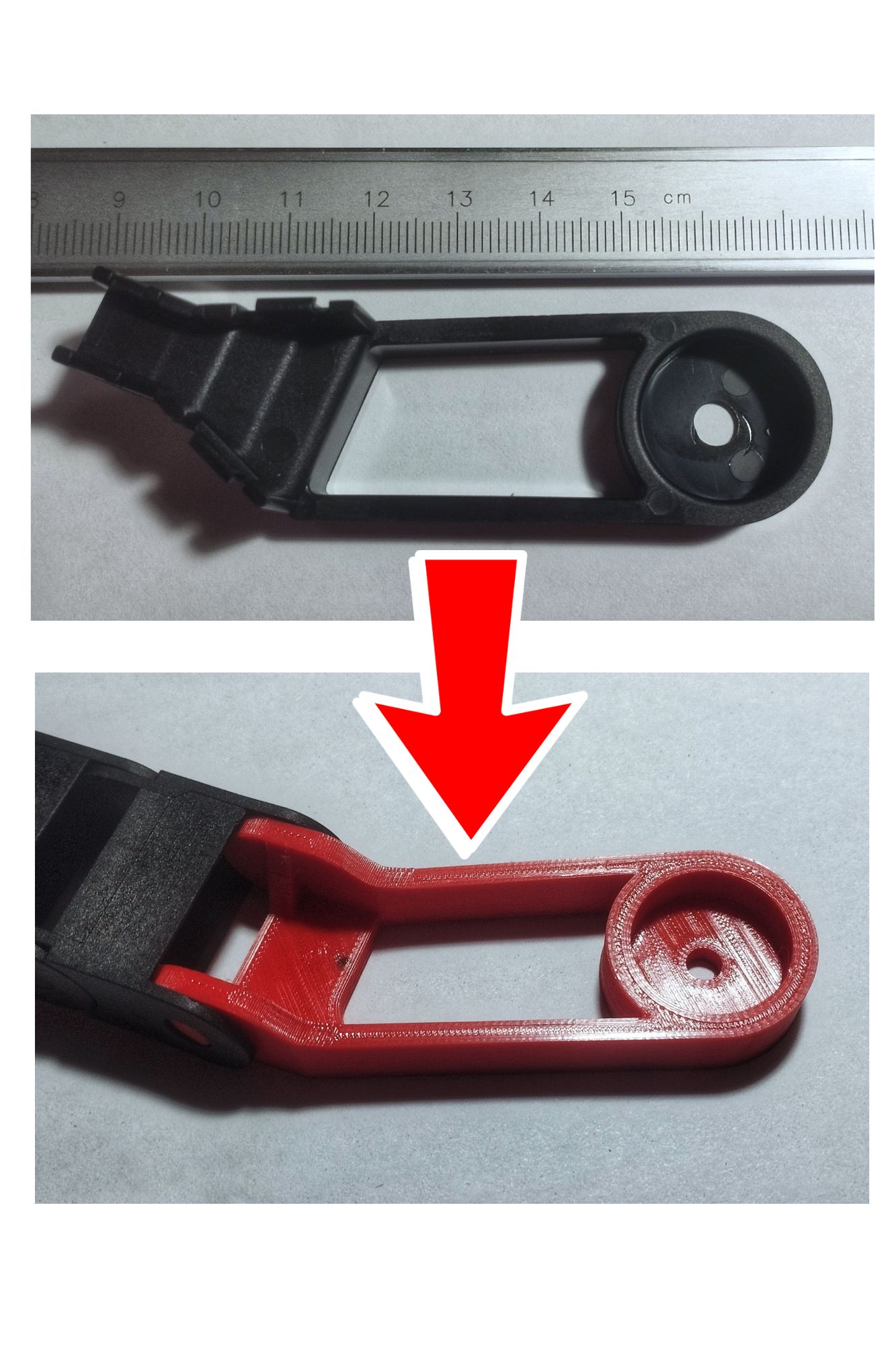 Ender 3 Cable Chain Heat Bed Bracket - photo 4
