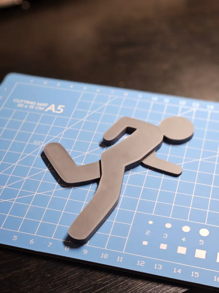 Stickman Runner - Sporty 3D Figurine