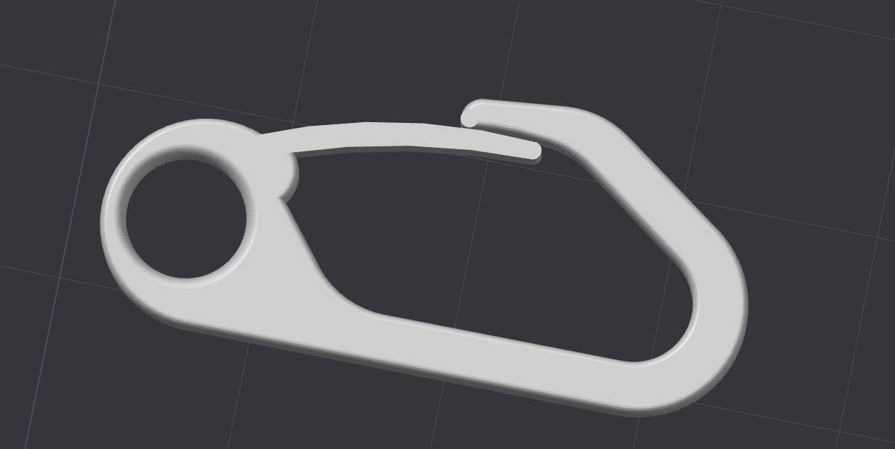 Simple clip for keychain etc. - photo 2