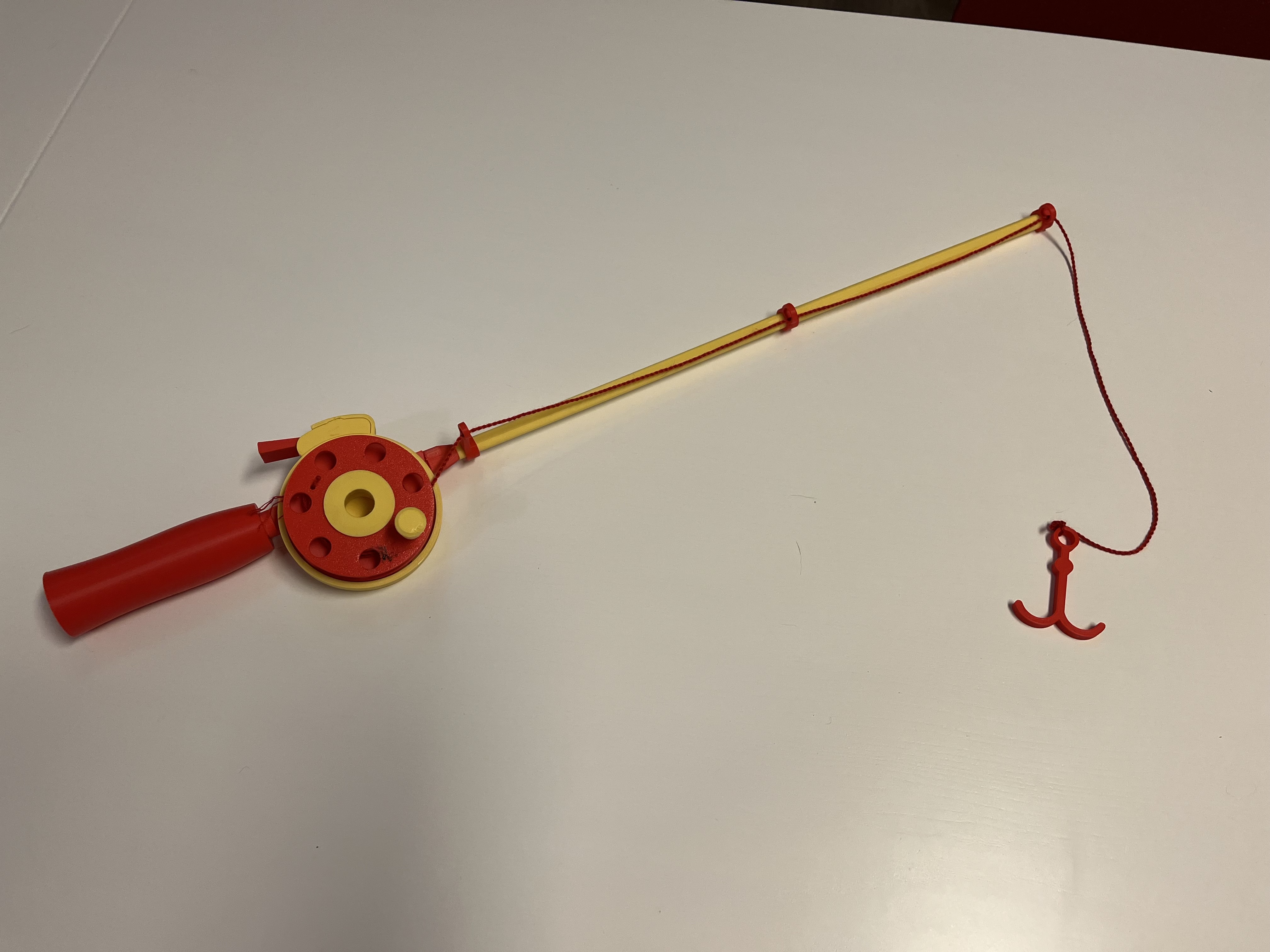 Functional Fishing Rod pool/tub toy - left hand accessible - makes clicking sound - photo 4