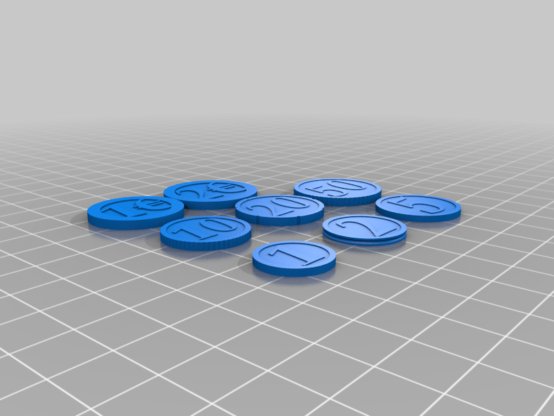 Toy Euro Coins