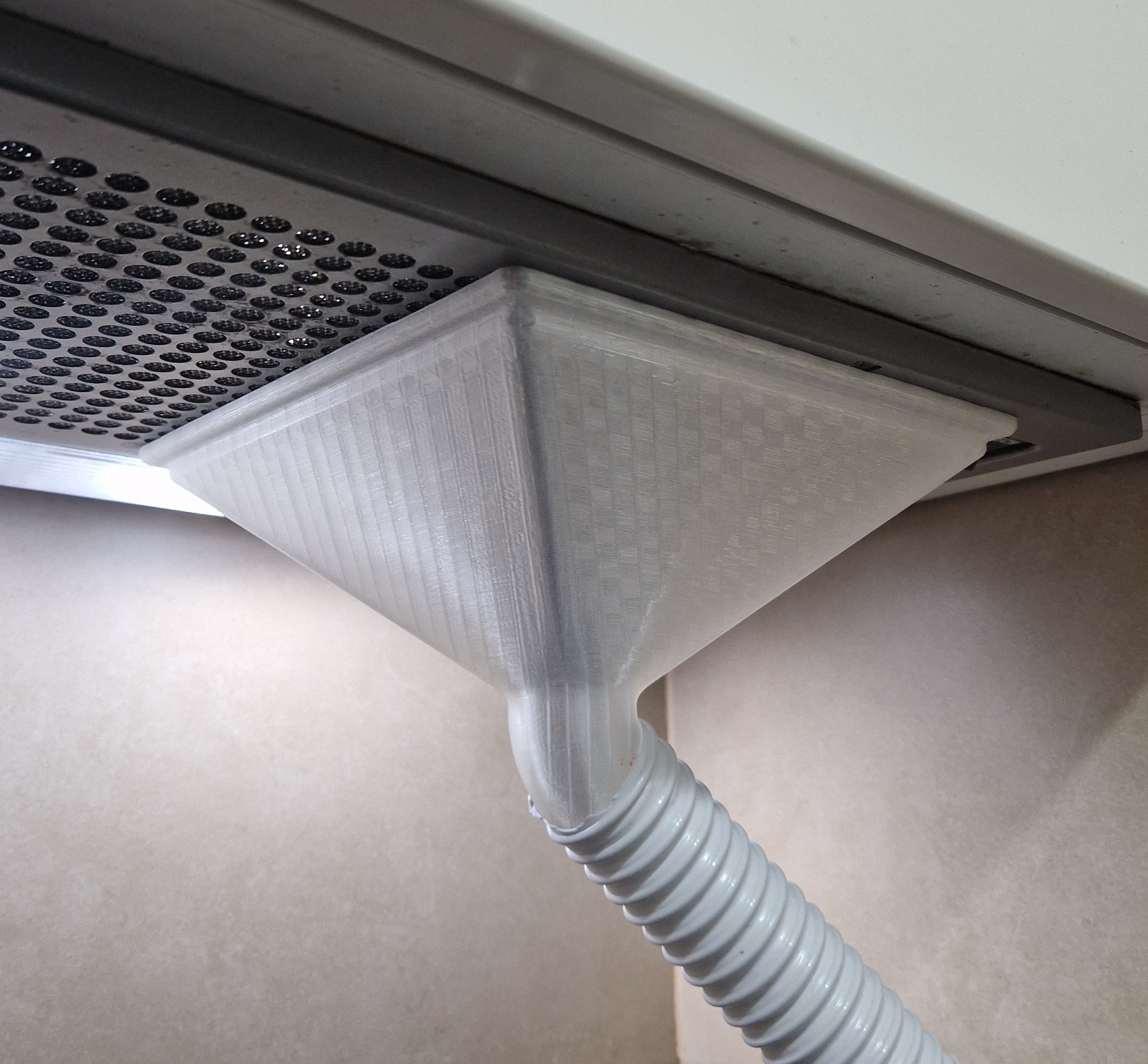 Magnetic Kitchen Hood Exhaust Funnel for 3D Printer Venting