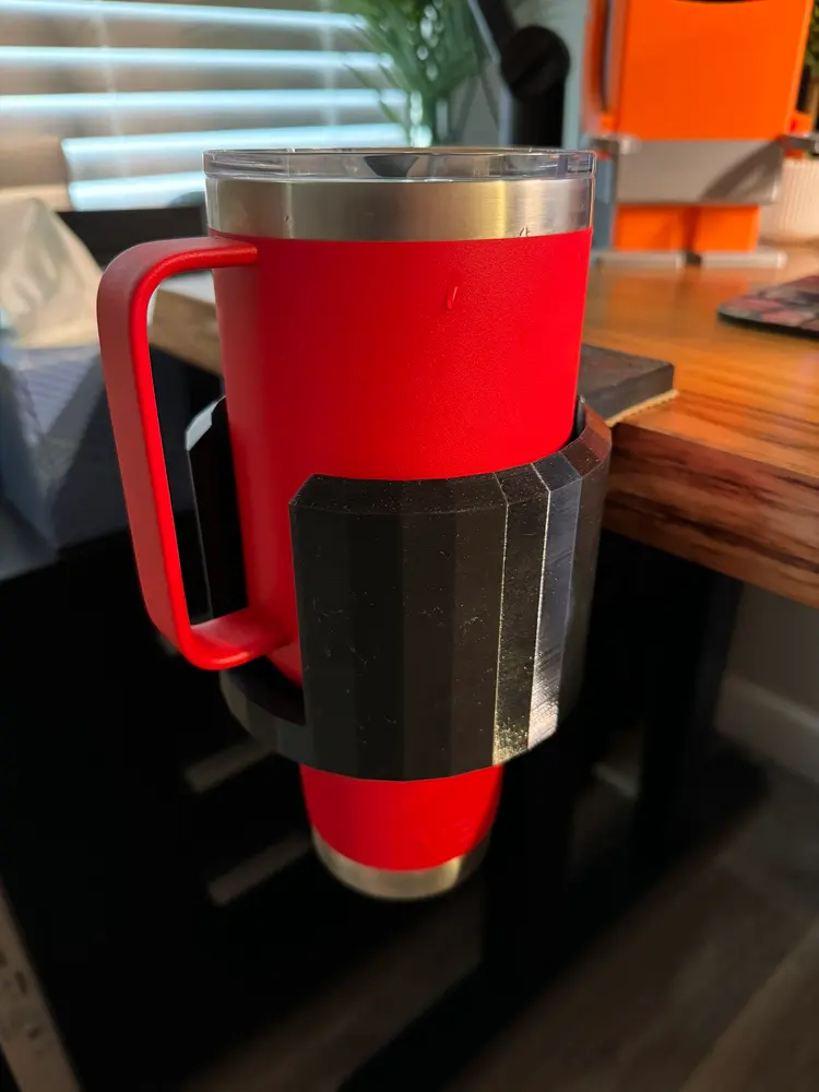 Clamp on desk cup holder for Stanley/Yeti tumblers - photo 3