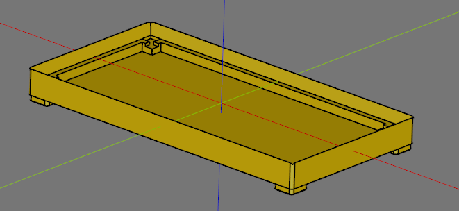 Modular kitchen sink caddy [REVISED] (cadquery parametric) - photo 3