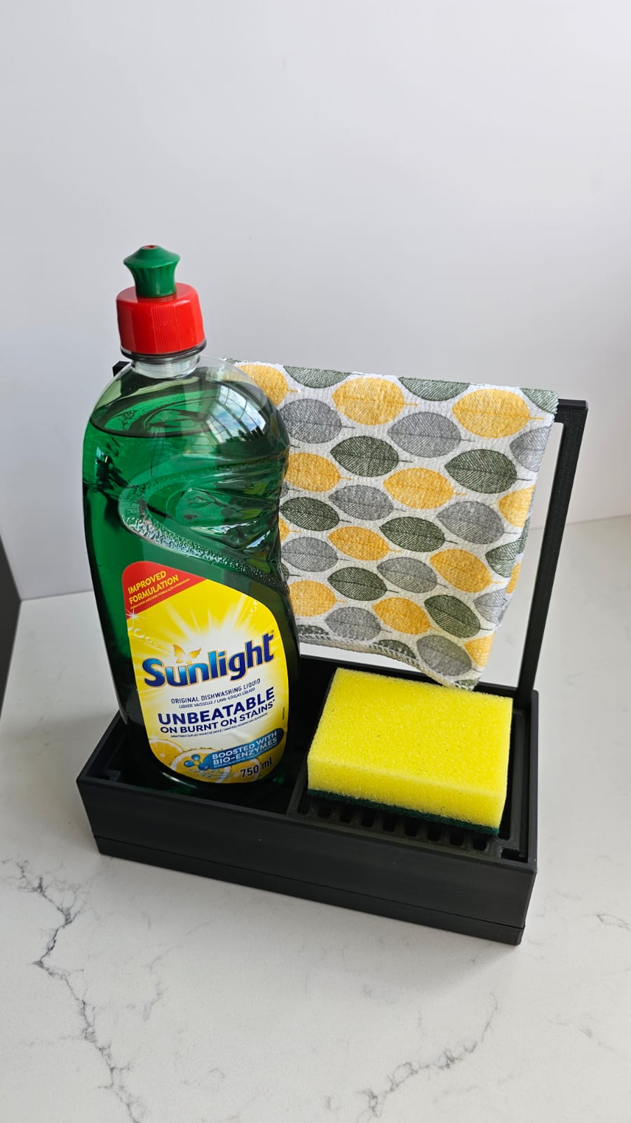 Modular kitchen sink caddy [REVISED] (cadquery parametric) - photo 2