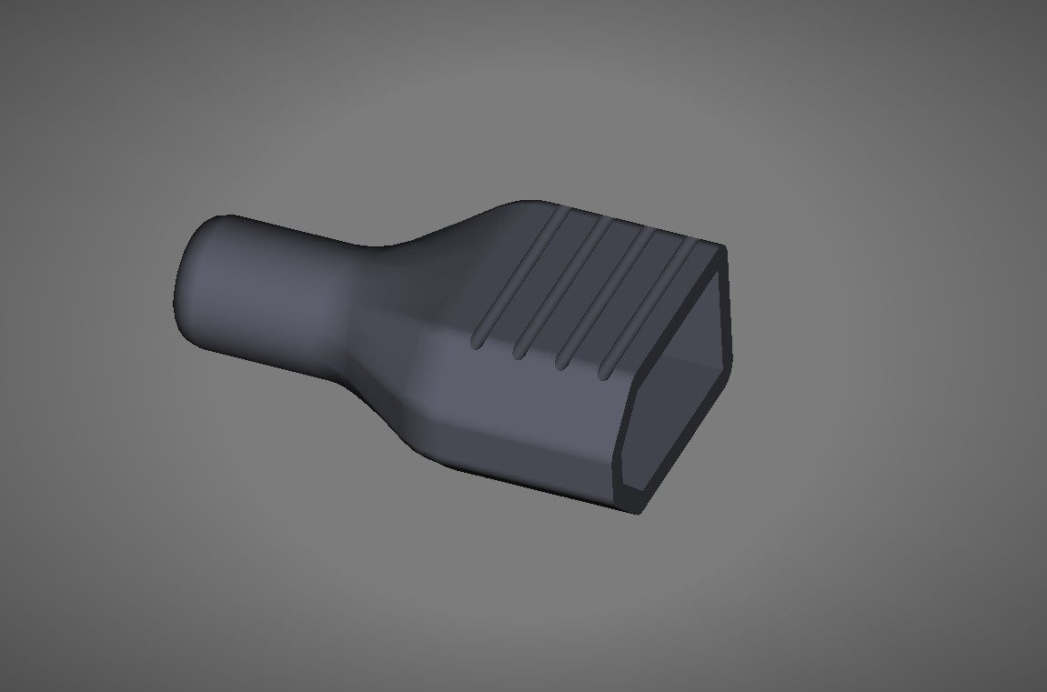Grip mod - Single cable XT60 connector [Glue in] - photo 2