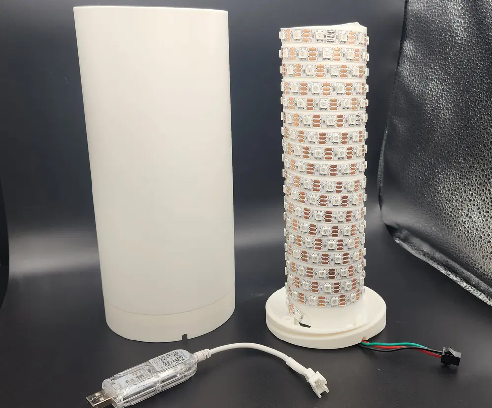 Smooth Cylinder Lamp for LED Strip Lights - photo 3