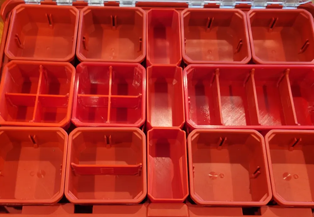 Milwaukee Packout Low Profile Organizer Compatible Center Bins