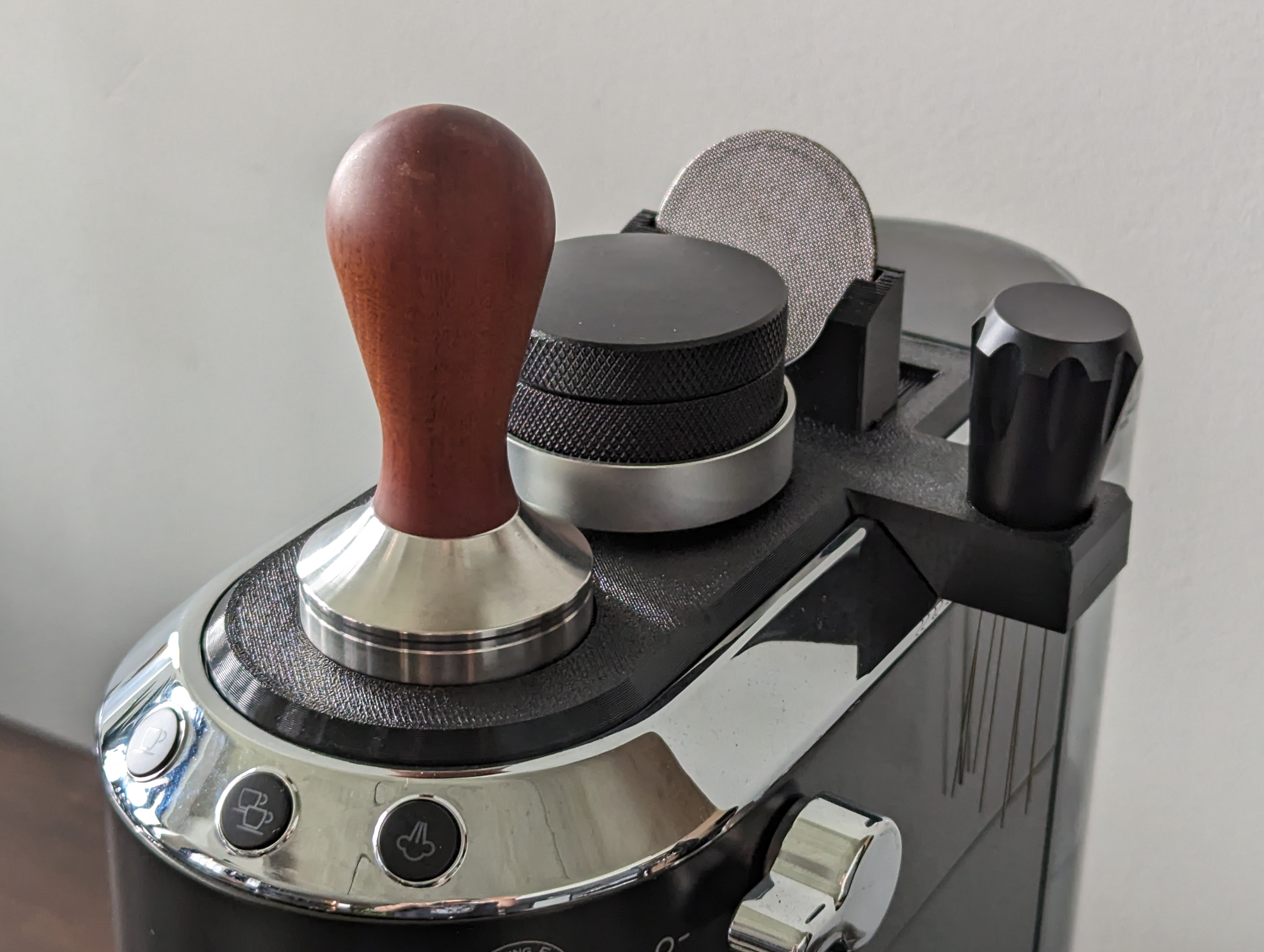DeLonghi Dedica Cup Tray Cover and 51mm Tool Holder (EC680/EC685)