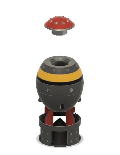 Fallout Mini Nuke Dice Tower