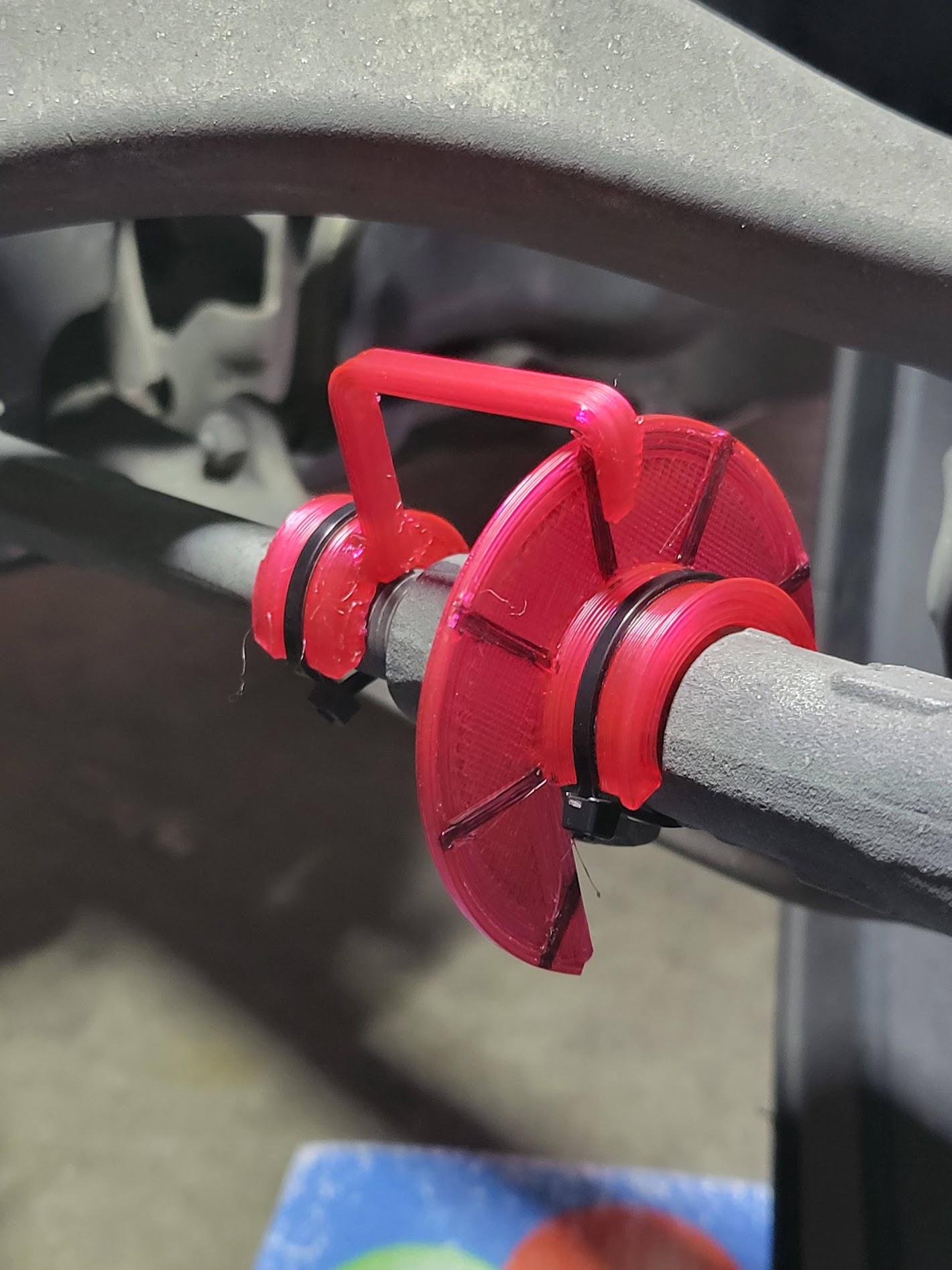 Automobile steering tie rod adjustment tool dial