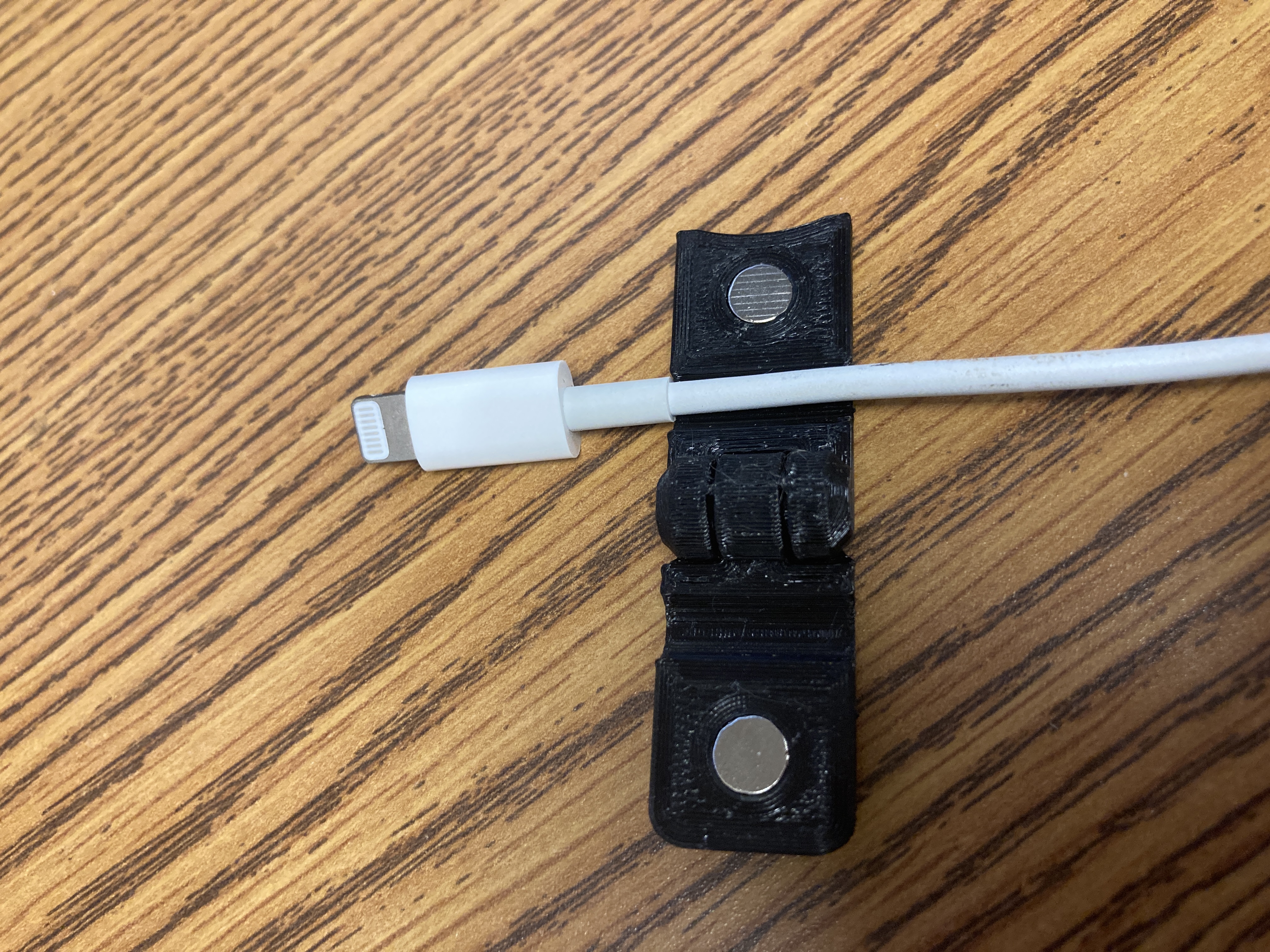 Print-in-Place Magnetic Cable Clip